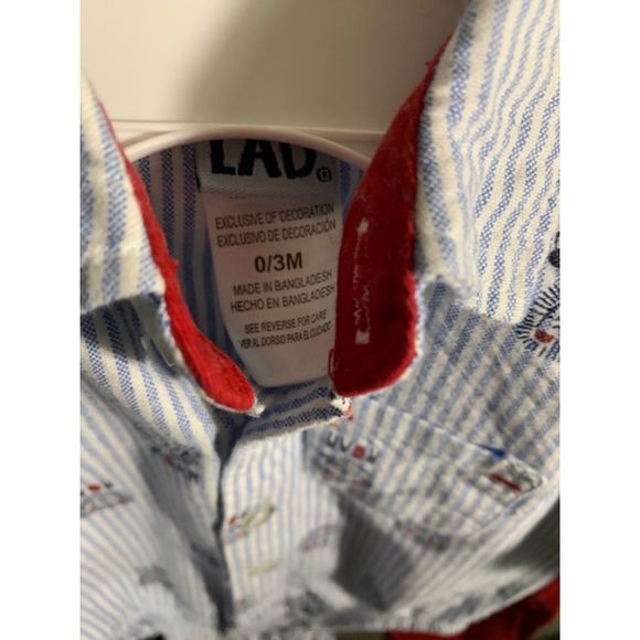 2 Piece Bundle Dress Shirt & Pants 0-3 Months - Picture 5 of 6